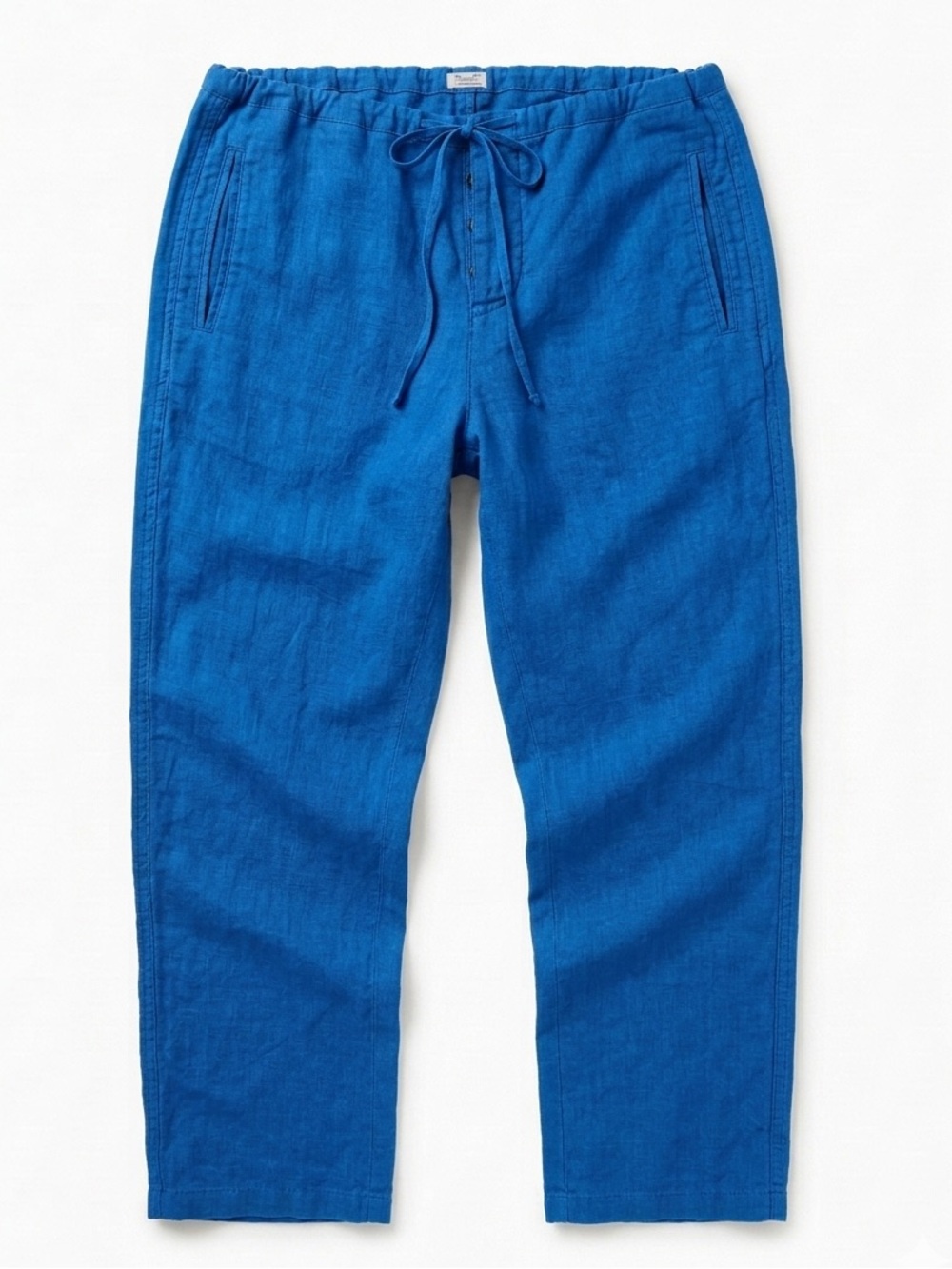 BRINE BLUE LINEN PANTS